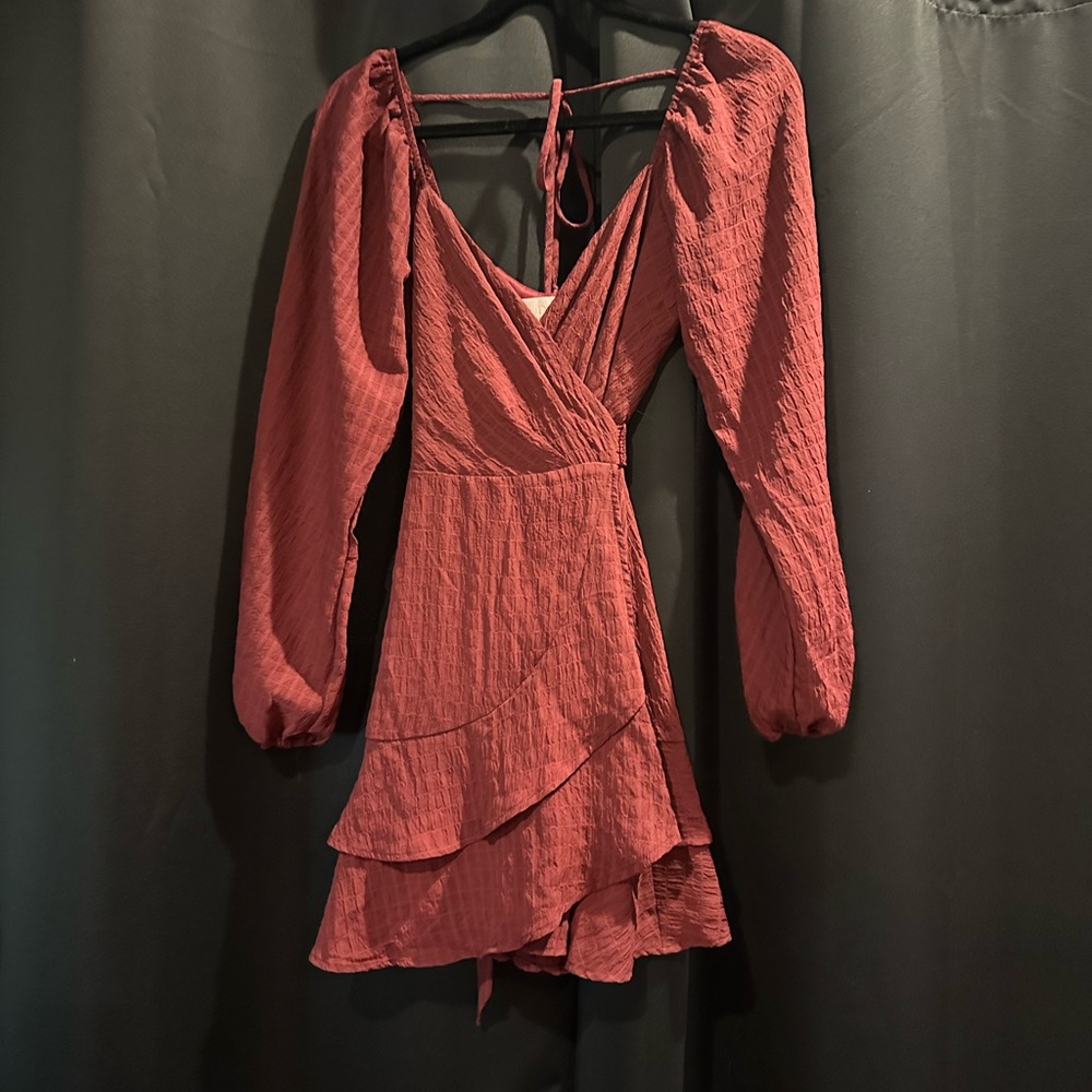 Francesca's Collections Red Mini Dress